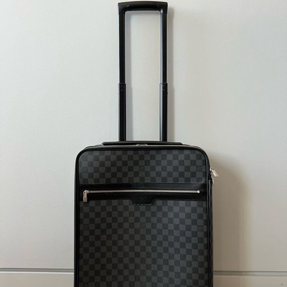 LOUIS VUITTON DAMIER GRAPHITE PEGASE LEGERE SUITCASE - Picture 9 of 16